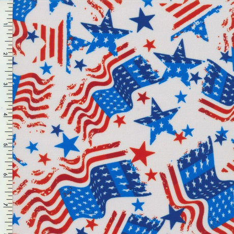 P - 1170 - 40602 American flag - Spandexbyyard