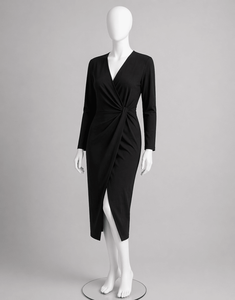 P - 1200 Black Sportek Poly - Spandex Tricot | four Way Stretch PFP Mid weight - Spandexbyyard