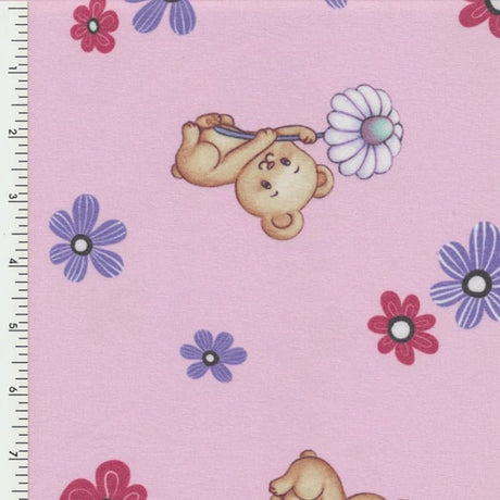 P - 3000L - 01229 - 1007 Cotton - Poly - Spandex Jersey Print - Spandexbyyard