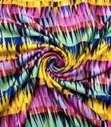 P - SPT01 Abstract Print Spandex Fabric by the Yard - Spandexbyyard