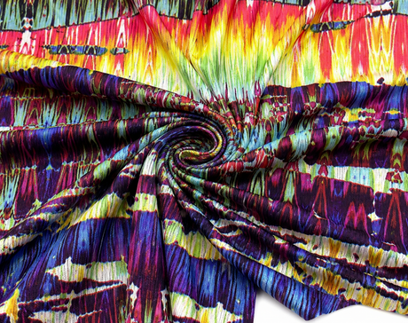 P - SPT02| Printed Spandex Fabric for Swimwear | Sportek Poly - Spandex Tricot - Spandexbyyard