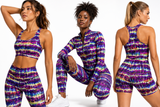 P - SPT02| Printed Spandex Fabric for Swimwear | Sportek Poly - Spandex Tricot - Spandexbyyard