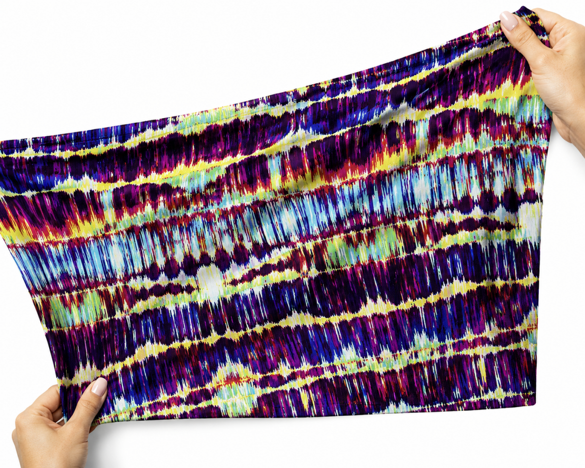 P - SPT02| Printed Spandex Fabric for Swimwear | Sportek Poly - Spandex Tricot - Spandexbyyard