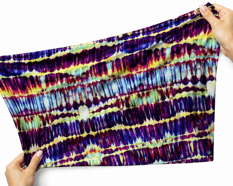 P - SPT02| Printed Spandex Fabric for Swimwear | Sportek Poly - Spandex Tricot - Spandexbyyard