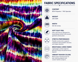 P - SPT02| Printed Spandex Fabric for Swimwear | Sportek Poly - Spandex Tricot - Spandexbyyard
