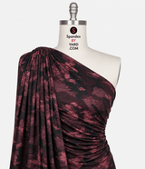 P - X8 - B - MIR215 Polyester - Spandex Pepper Pink printed fabric - Spandexbyyard