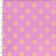PSPN93 Spandex Tricot Orange - Pink Dot - Spandexbyyard