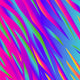 SPT-6678 Rainbow Tiger Stripe Printed Spandex Fabric – Neon Stretch Fabric for Apparel by the Yard