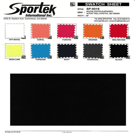 SP - 9019 Active Twill Stretch with DWR - Spandexbyyard
