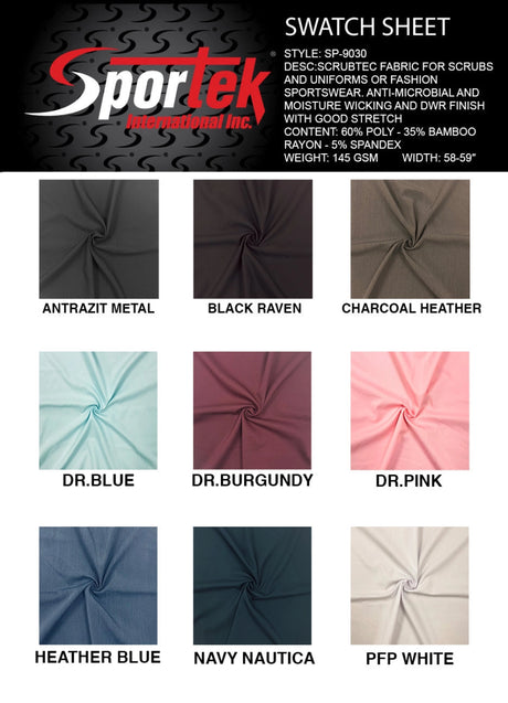 SP - 9030 Scrub Fabric for Uniforms and Fashion Sportswear - Spandexbyyard
