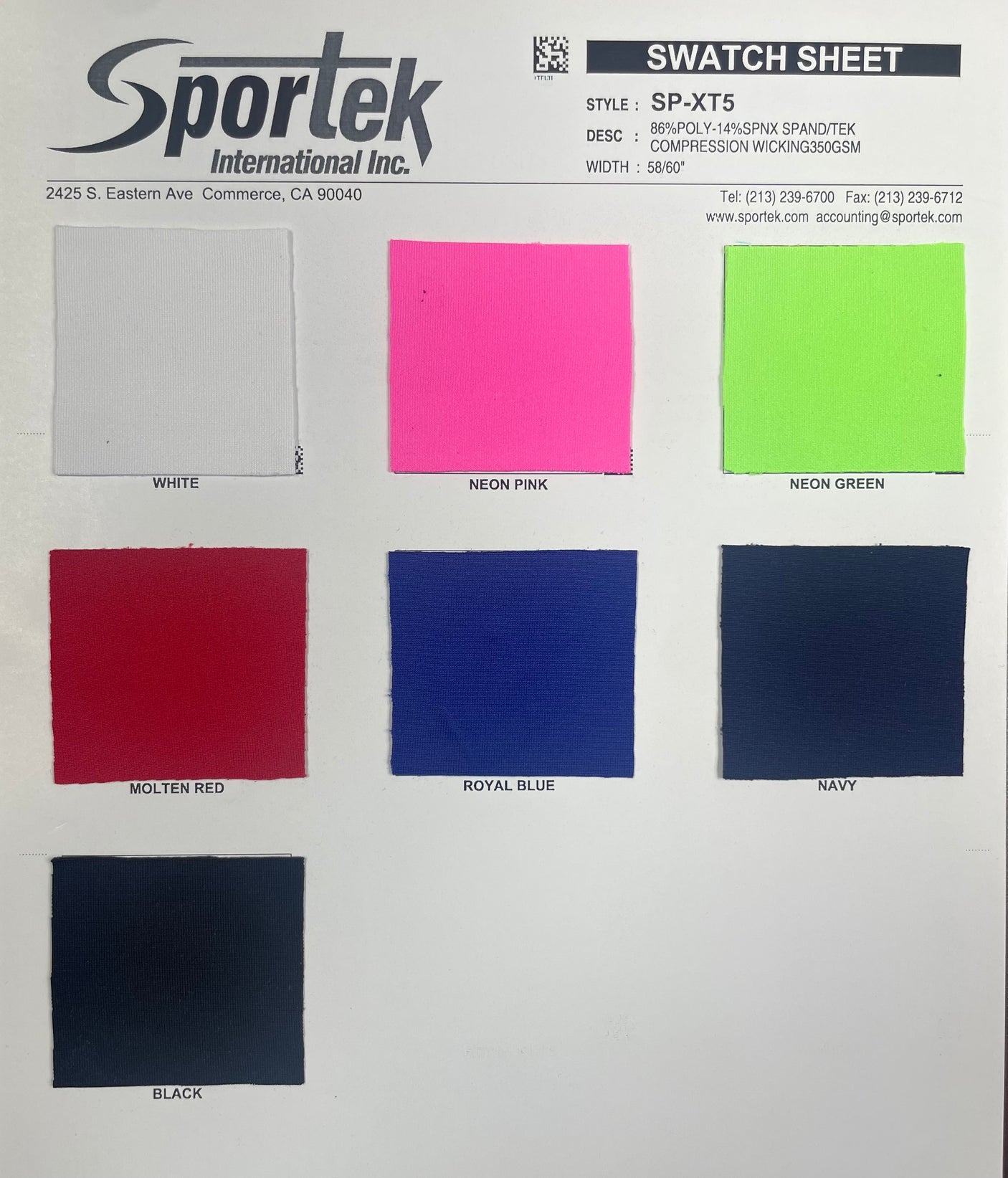 SP-XT5 | Spand - Tek Compression wicking