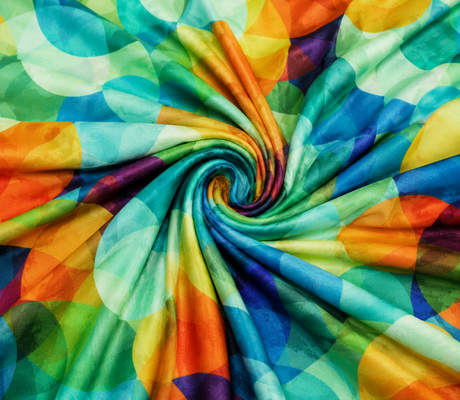 SP-NP2614 Party Lights Nylon Spandex Digitally Wet Print - Spandexbyyard