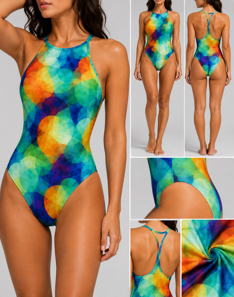 SP-NP2614 Party Lights Nylon Spandex Digitally Wet Print - Spandexbyyard
