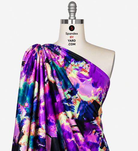 SP - NP2624 Picasso Nylon Spandex Digitally Wet Print - Spandexbyyard