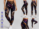 SP-NP2684 Hidden Leopard - Black Brown Pink White Printed Spandex - Spandexbyyard