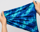 SP-NP2722 Deep Glacier Nylon Spandex Digitally Wet Print - Spandexbyyard