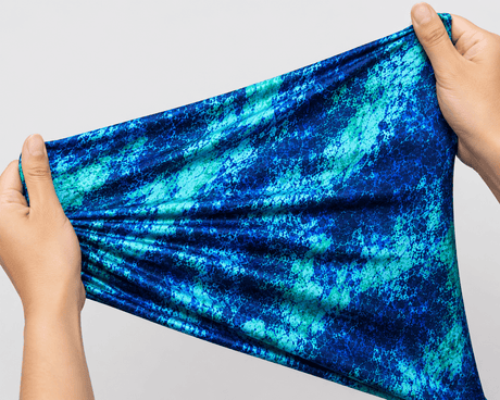 SP-NP2722 Deep Glacier Nylon Spandex Digitally Wet Print - Spandexbyyard