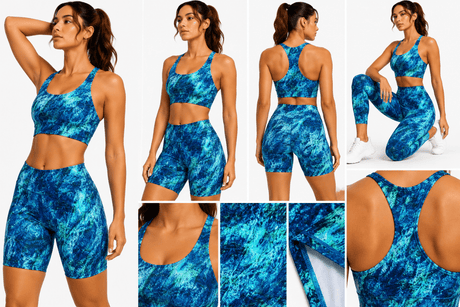 SP-NP2722 Deep Glacier Nylon Spandex Digitally Wet Print - Spandexbyyard