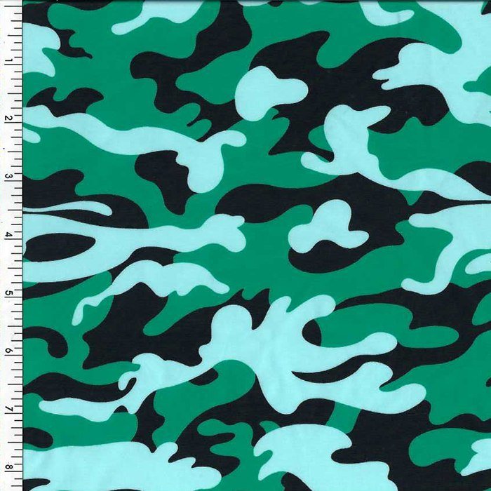 SP - NP2754 Neon Green Camo Nylon Spandex Digitally Wet Print - Spandexbyyard