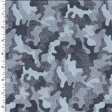 SP - NP2759 Vintage Denim Camo Printed Spandex - Spandexbyyard