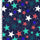 SP - NP2813 Multi Stars Nylon Spandex Digitally Wet Print - Spandexbyyard