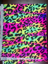 SP-NP2819 80% Nylon 20% Spandex Rainbow Animal Print 59/60 - Spandexbyyard