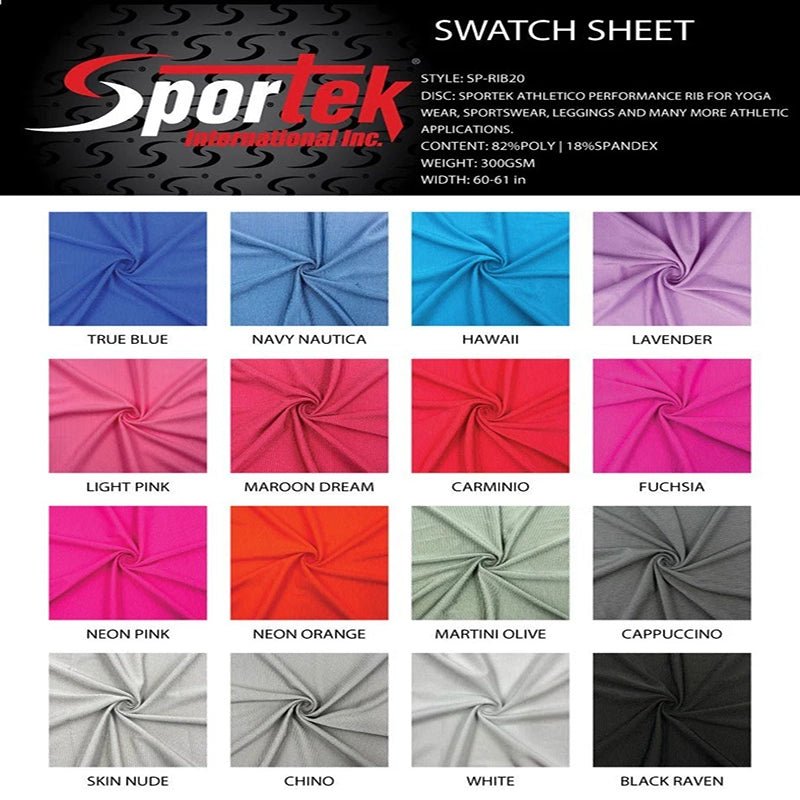 SP - RIB20 Sportek Athletico Performance Rib - Spandexbyyard