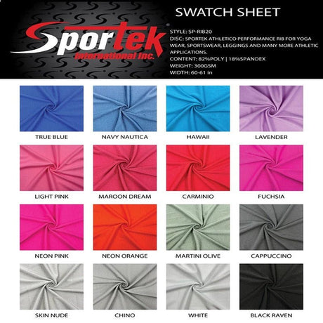 SP - RIB20 Sportek Athletico Performance Rib - Spandexbyyard