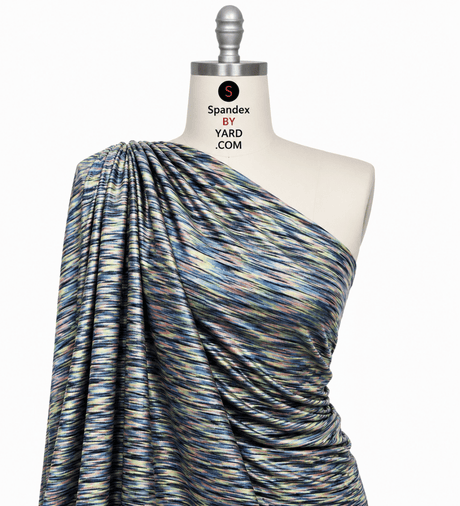 SP - X6 | Yarn - Dye Multi Color Space Dye Alpha - Tek Mid Weight with MaxDri Microblok - Spandexbyyard