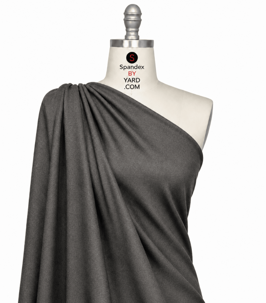 Sportek SP - SJ135 - 72 Premium Quality 100% USA Charcoal Cotton Single Jersey - Spandexbyyard - Spandexbyyard