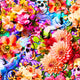 SPT 6637 FLOWER SKULLS AND PEGASUS - Spandexbyyard