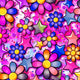 SPT 6639 Flower Stars - Spandexbyyard