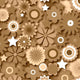 SPT 6640 Flower Stars 2 - Spandexbyyard