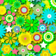 SPT 6640 Flower Stars 2 - Spandexbyyard