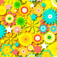 SPT 6640 Flower Stars 2 - Spandexbyyard