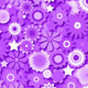 SPT 6640 Flower Stars 2 - Spandexbyyard