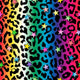 Rainbow Leopard Print Design - Spandexbyyard