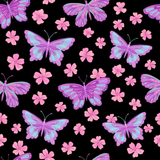 SPT-6686 Butterflies and Flowers Printable Design