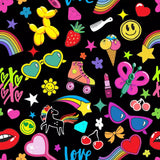 SPT - 6691 (XOXO) Printed Spandex Fabric - Spandexbyyard