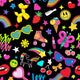 SPT - 6691 (XOXO) Printed Spandex Fabric - Spandexbyyard