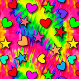 SPT - 6696 Tie Dye Things Printed Spandex - Spandexbyyard