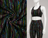 SPT13 - 1 Abstract Printed Spandex Fabric by the Yard – 4 Way Stretch Activewear Fabric - Spandexbyyard