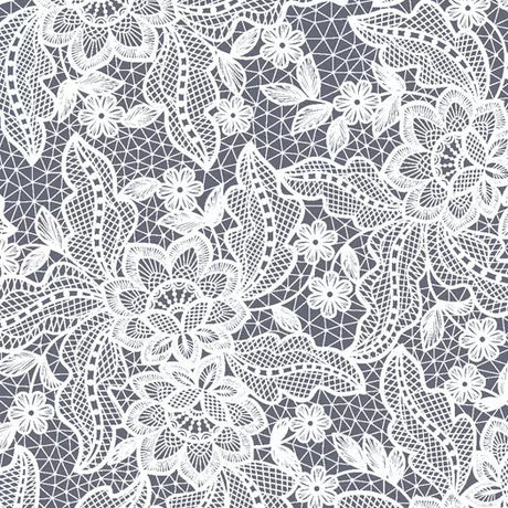 SWO1763 - 2 Printed Spandex Fabric | Lace Floral - Spandexbyyard