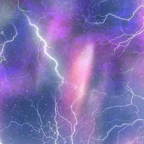 SWO1763 - 4 Printed Spandex Fabric | Electric Lightning Design - Spandexbyyard