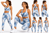 SWO1763-8 Marbled Abstract Printed Spandex Fabric – Stretch Fabric for Activewear, Swimwear & Leggings by the Yard - Spandexbyyard