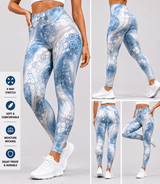 SWO1763-8 Marbled Abstract Printed Spandex Fabric – Stretch Fabric for Activewear, Swimwear & Leggings by the Yard - Spandexbyyard