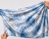 SWO1763-8 Marbled Abstract Printed Spandex Fabric – Stretch Fabric for Activewear, Swimwear & Leggings by the Yard - Spandexbyyard