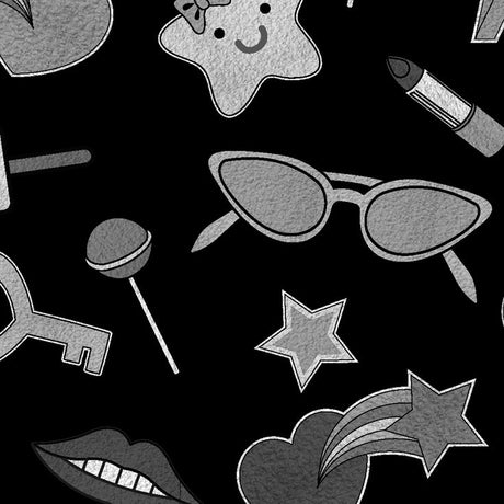 Trendy Patches Style print - Pop Icons Pattern