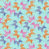 01263 Zebra Multicolor - Spandexbyyard