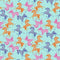 01263 Zebra Multicolor - Spandexbyyard